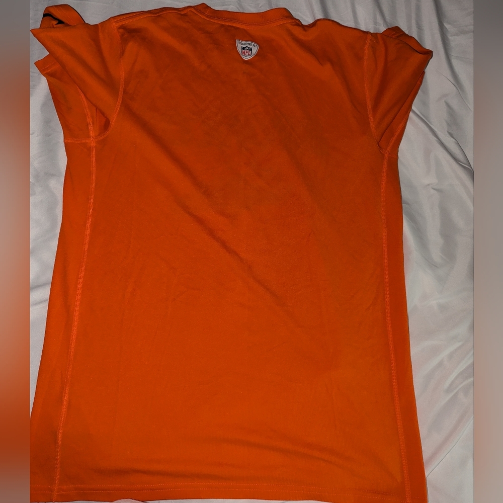 Nike NFL Equipment Men's Medium Orange Denver Broncos Dri-Fit Short Sleeve Tee - Picture 4 of 5